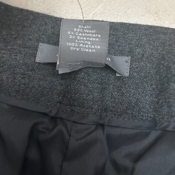 Ann Taylor Women's Sz. 8 Grey Charcoal Wool Cashmere Blend Fully Lined Pants NWT - Picture 7 of 8